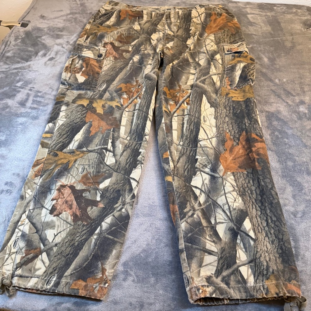 Guide Series Camo Cargo Pants Outdoor Hunting Fishing Outdoor Mens XL 38x32"